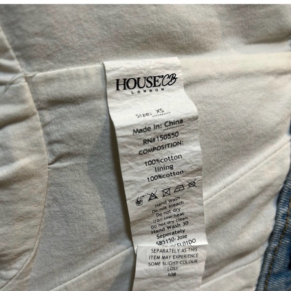 House of CB denim corset top - Picture 2 of 6